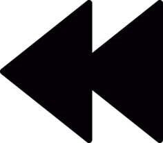 Rewind Symbol Svg Line Art, Free Vectors File